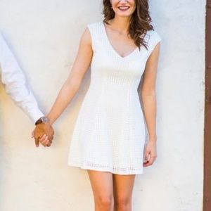White, A-Line Dress